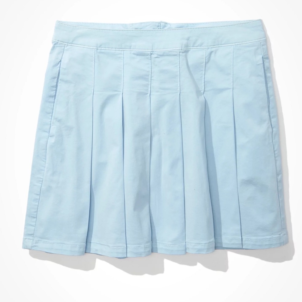 AEO light blue pleated short skirt sz 6